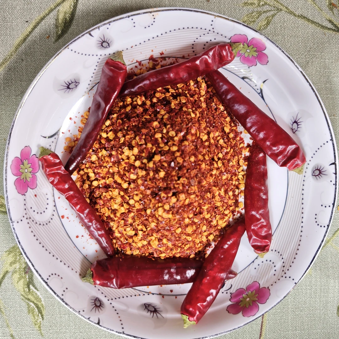 自然风干农家中辣红辣椒面（中辣）