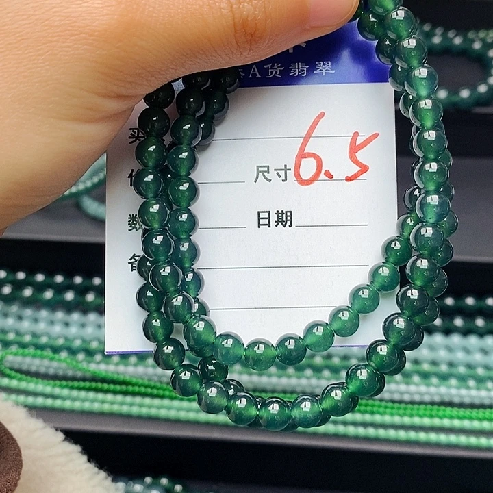 翡翠未镶嵌手链翡翠