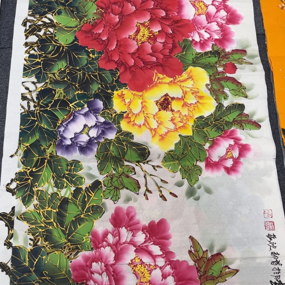 国画国画作品老师手绘