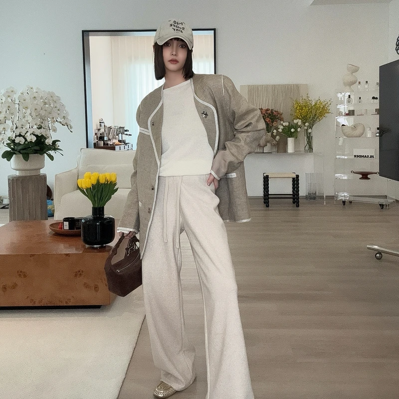 【rarer rarer】25早春两色Baby绒堆堆休闲裤 2502017