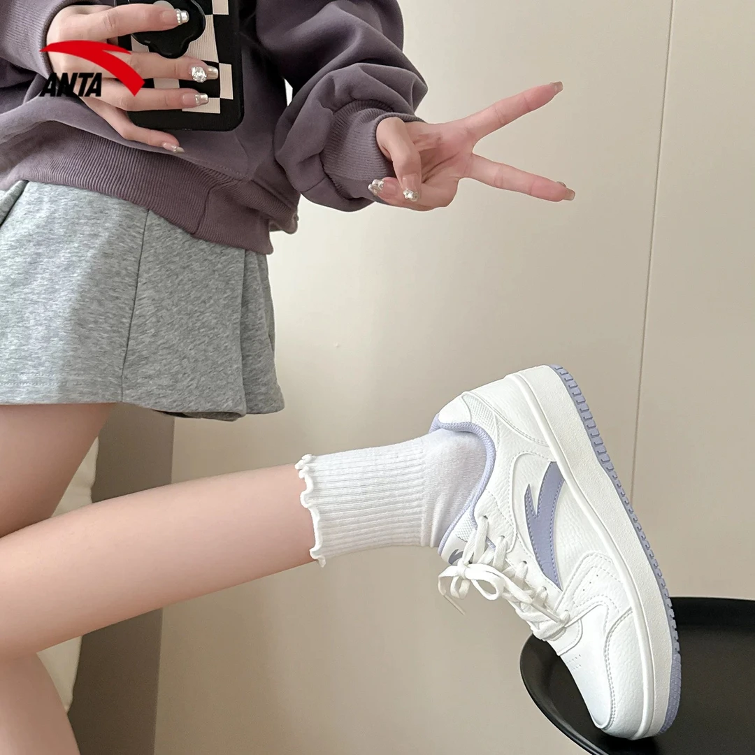 【格格宝妈】安踏元年情侣百搭舒适板鞋2025夏季新款912538002