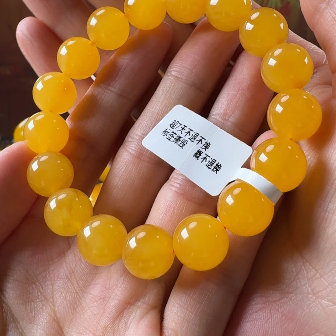 蜜蜡未镶嵌毛衣链