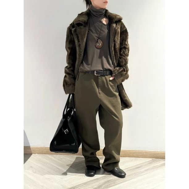 SANSTORE NHOJ 阔腿工装休闲裤 25秋冬
