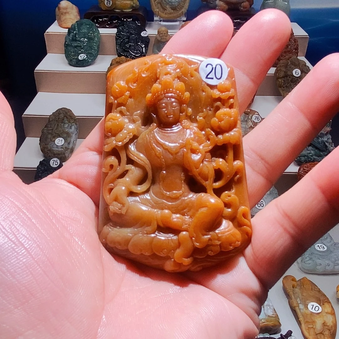 定制翡翠未镶嵌聚**乓度母