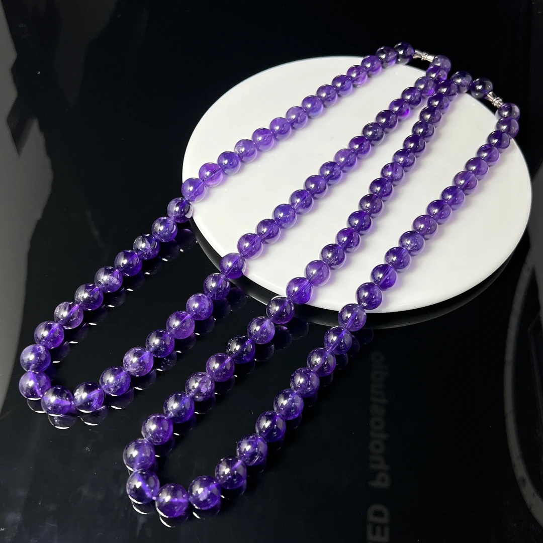 【老郑家】紫水晶项链 约10mm+ 多样性发1件 LHZB033