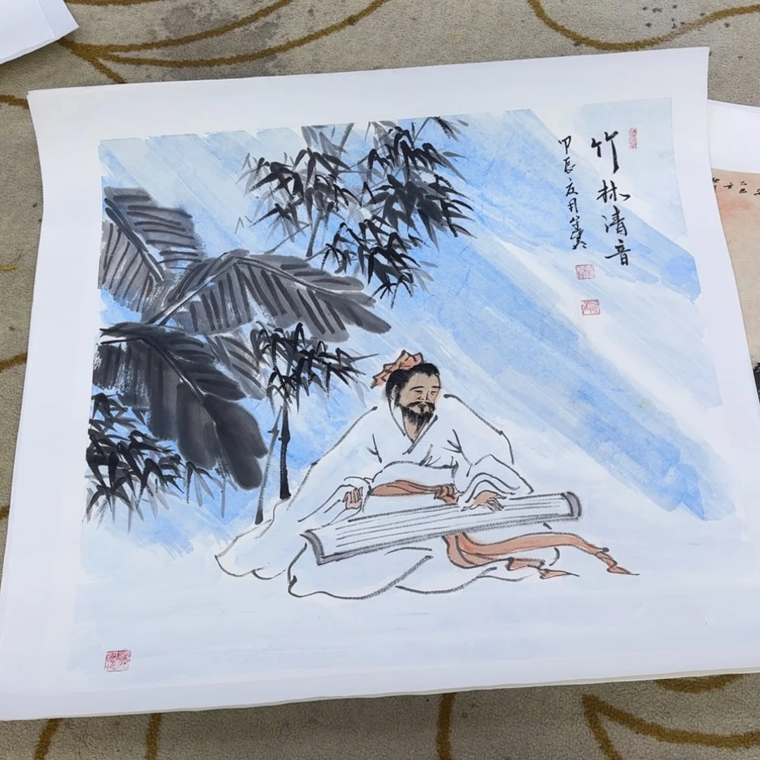 国画国画崔岩老师作品刘