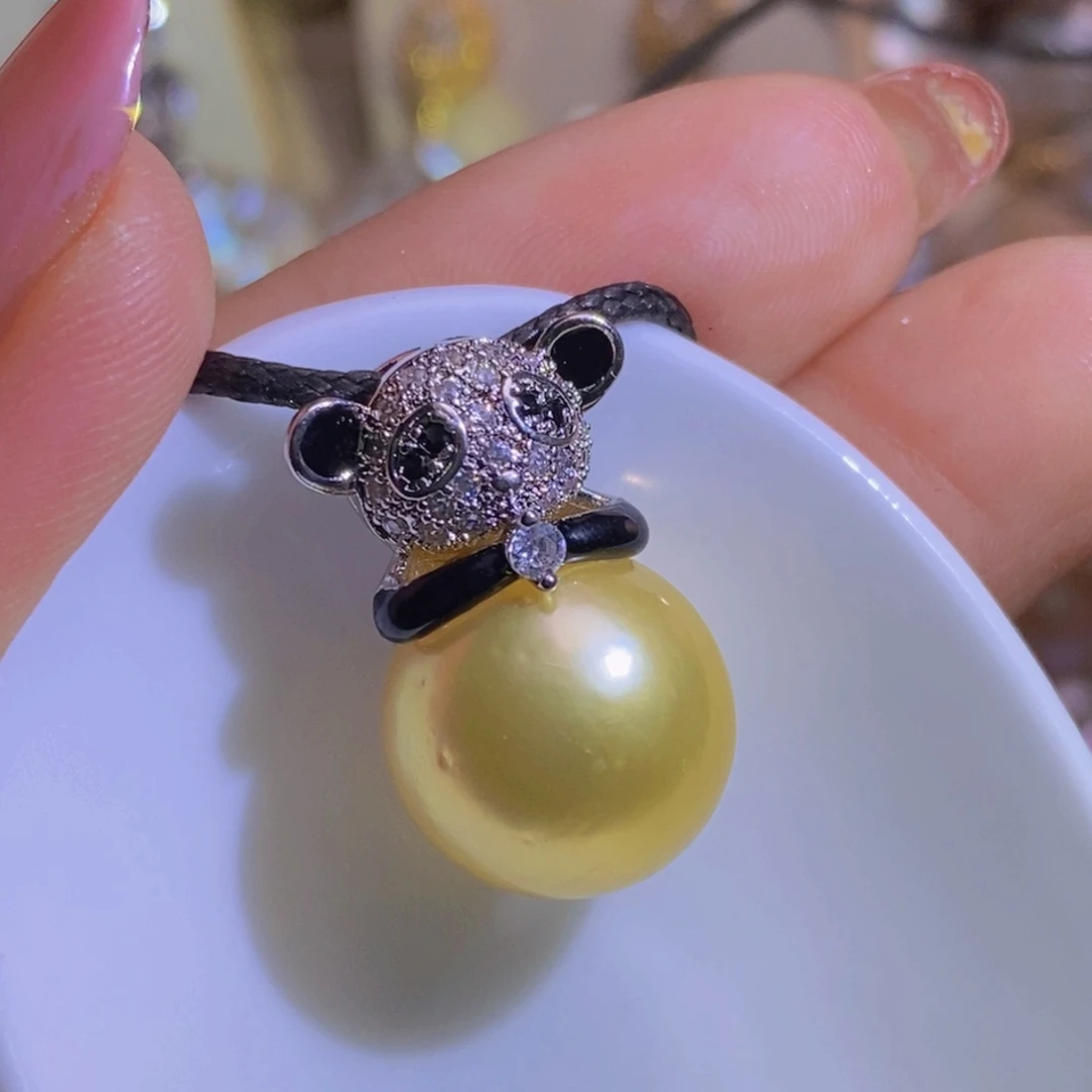 合金淡水珍珠天然淡水珍珠无染色无优化