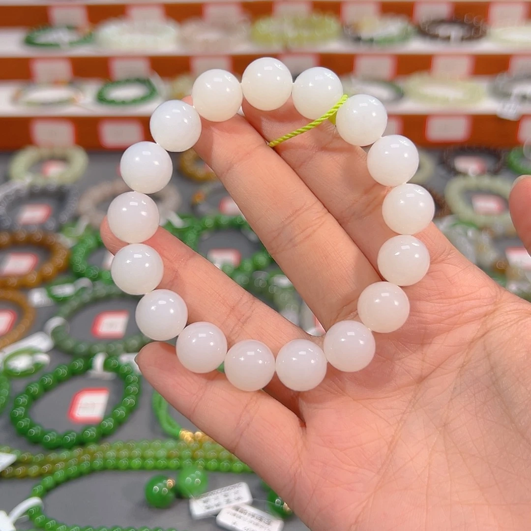 和田玉颈饰未镶嵌俄料手串卡12