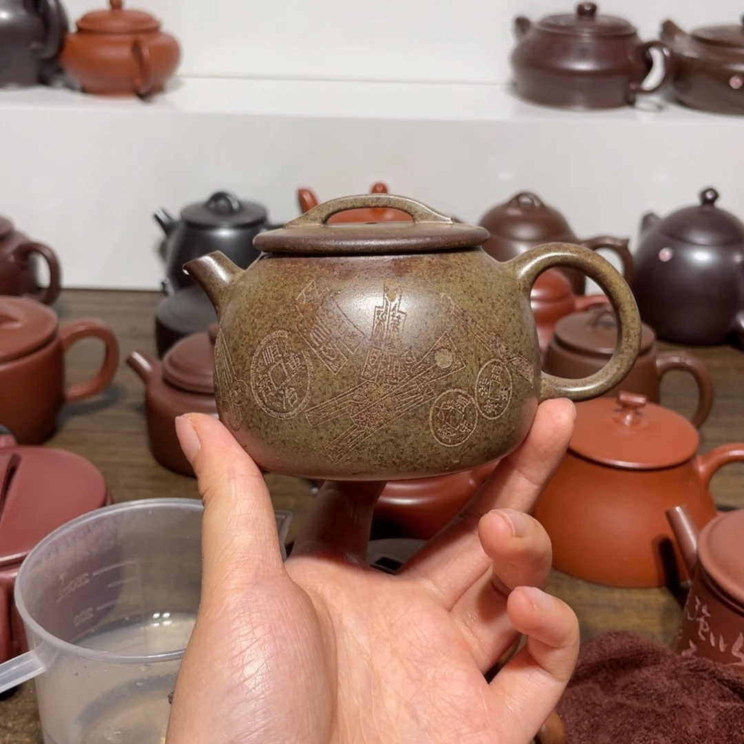 茶壶紫砂宜兴紫砂壶半手工56