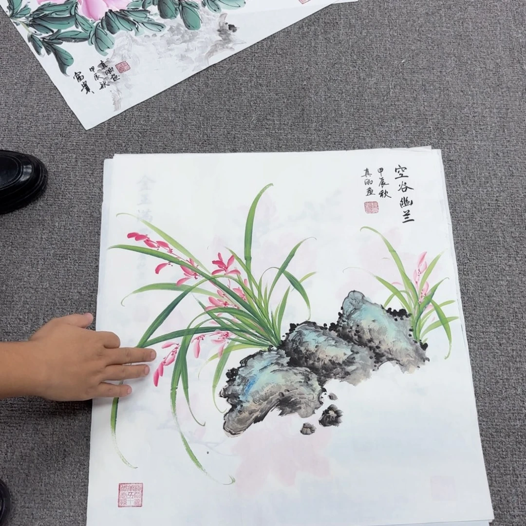 国画国画作品多次