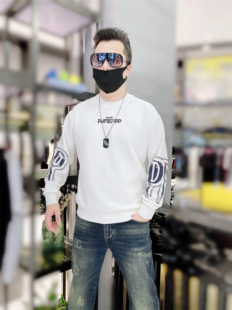【APPCN潮牌】男士卫衣春秋秋款高档潮牌爆款热销时尚男士圆领秋装