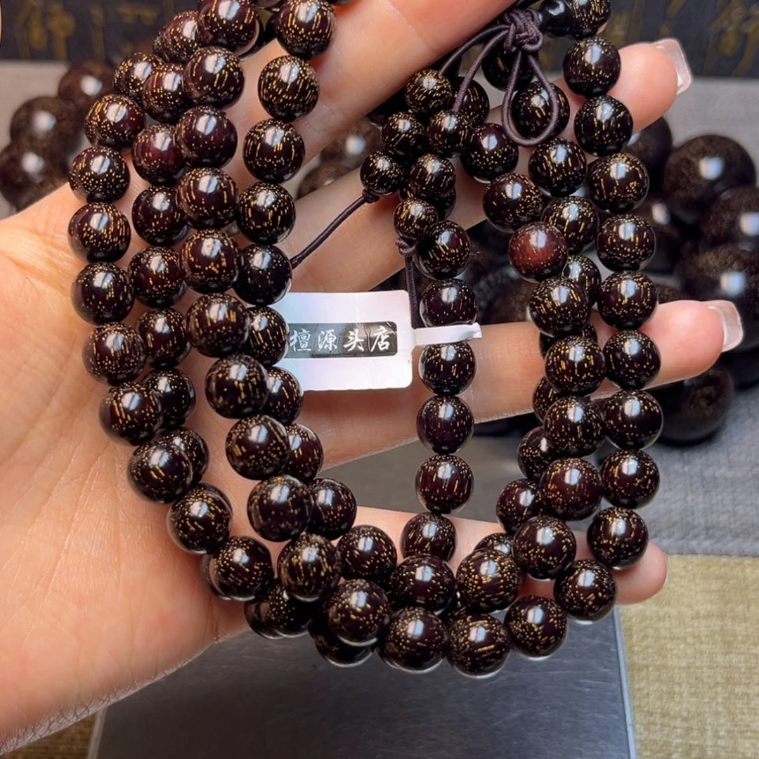 檀香紫檀（小叶紫檀）云**乐0.8✖️108 爆4条