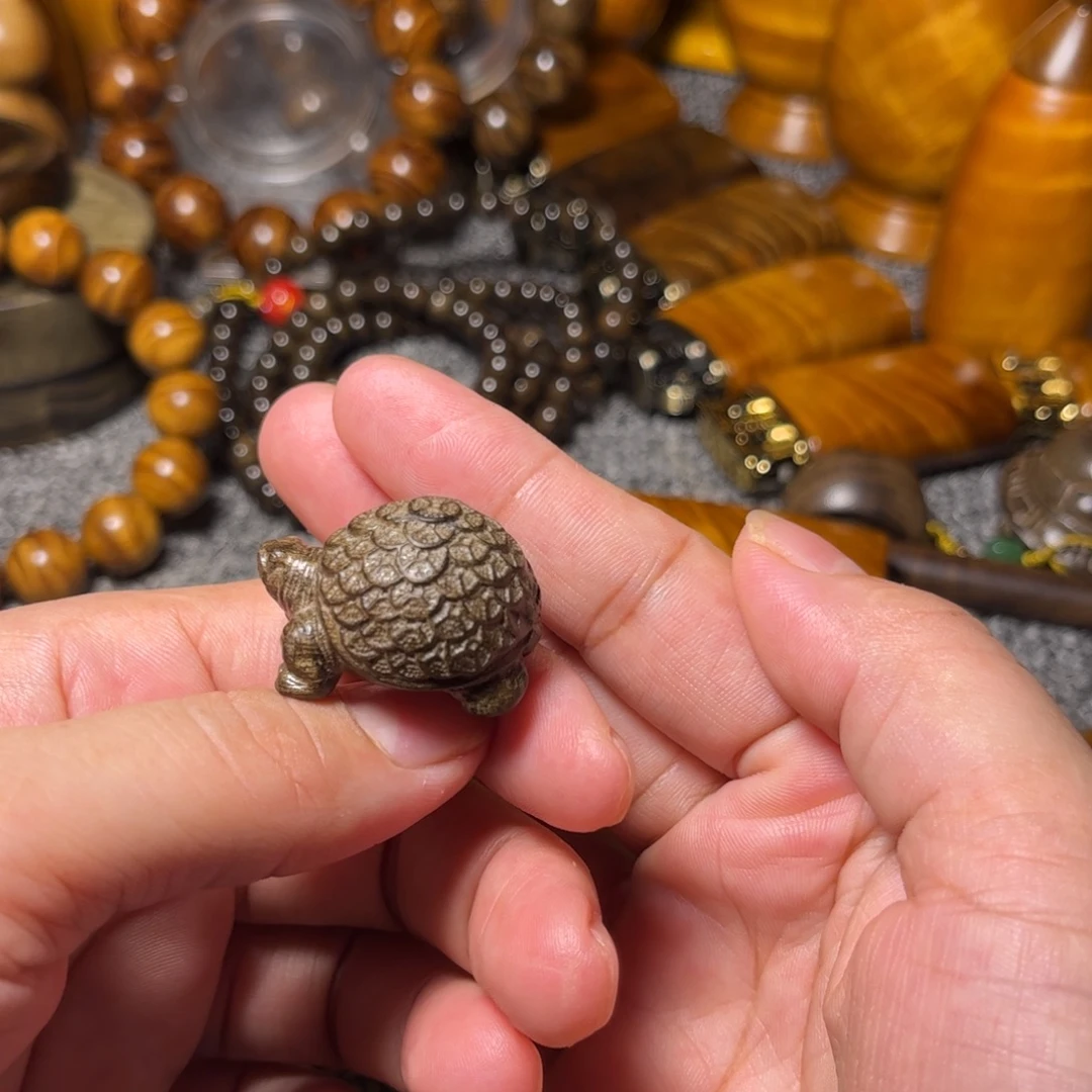 金丝楠阴沉木金钱龟