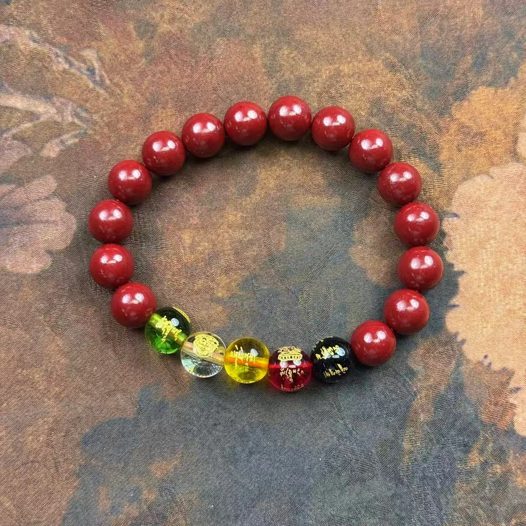 天然辰砂朱砂精品手串（无礼盒）K311