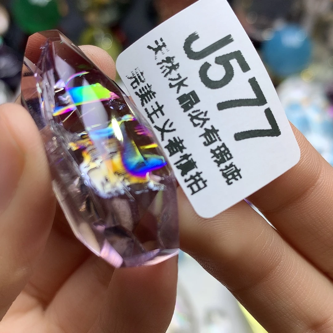 墨***月未镶嵌水晶珠宝半成品吊坠