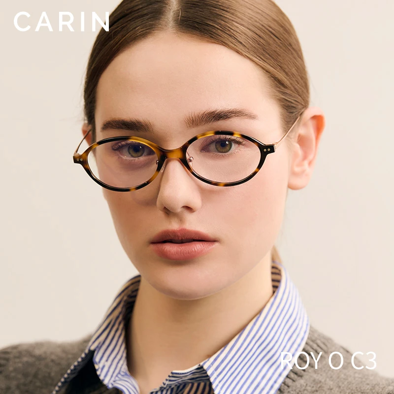 韩国直邮预售CARIN眼镜框新品ROY超轻B钛时尚近视可配度数眼镜架