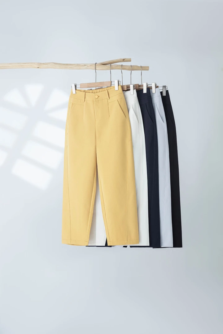 夏季凉感舒柔特  九分镰刀裤修饰身材通勤百搭时尚女裤抗揍神裤