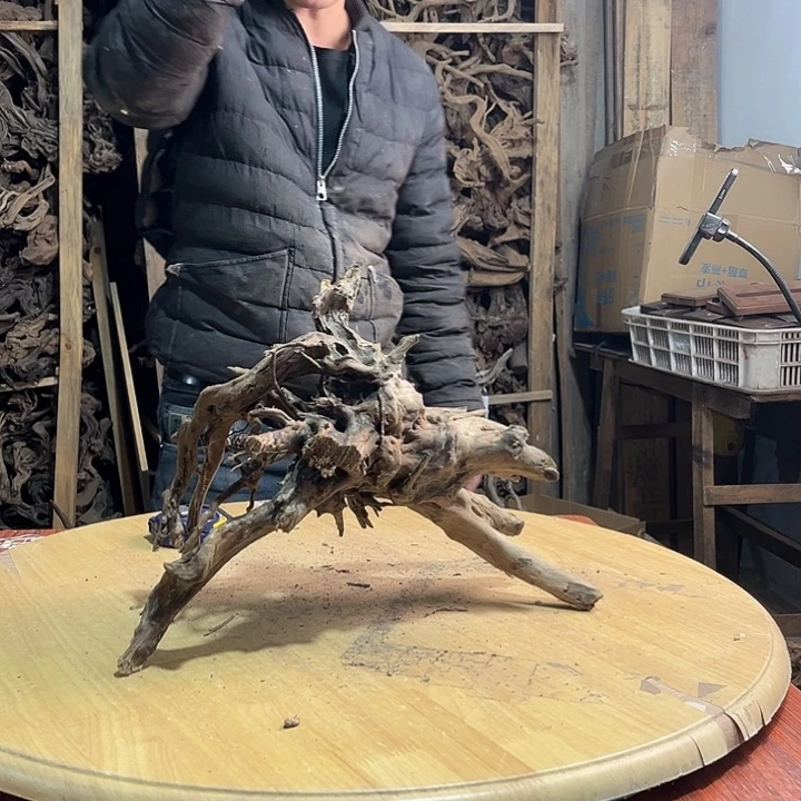 木鱼缸造景根雕艺术133