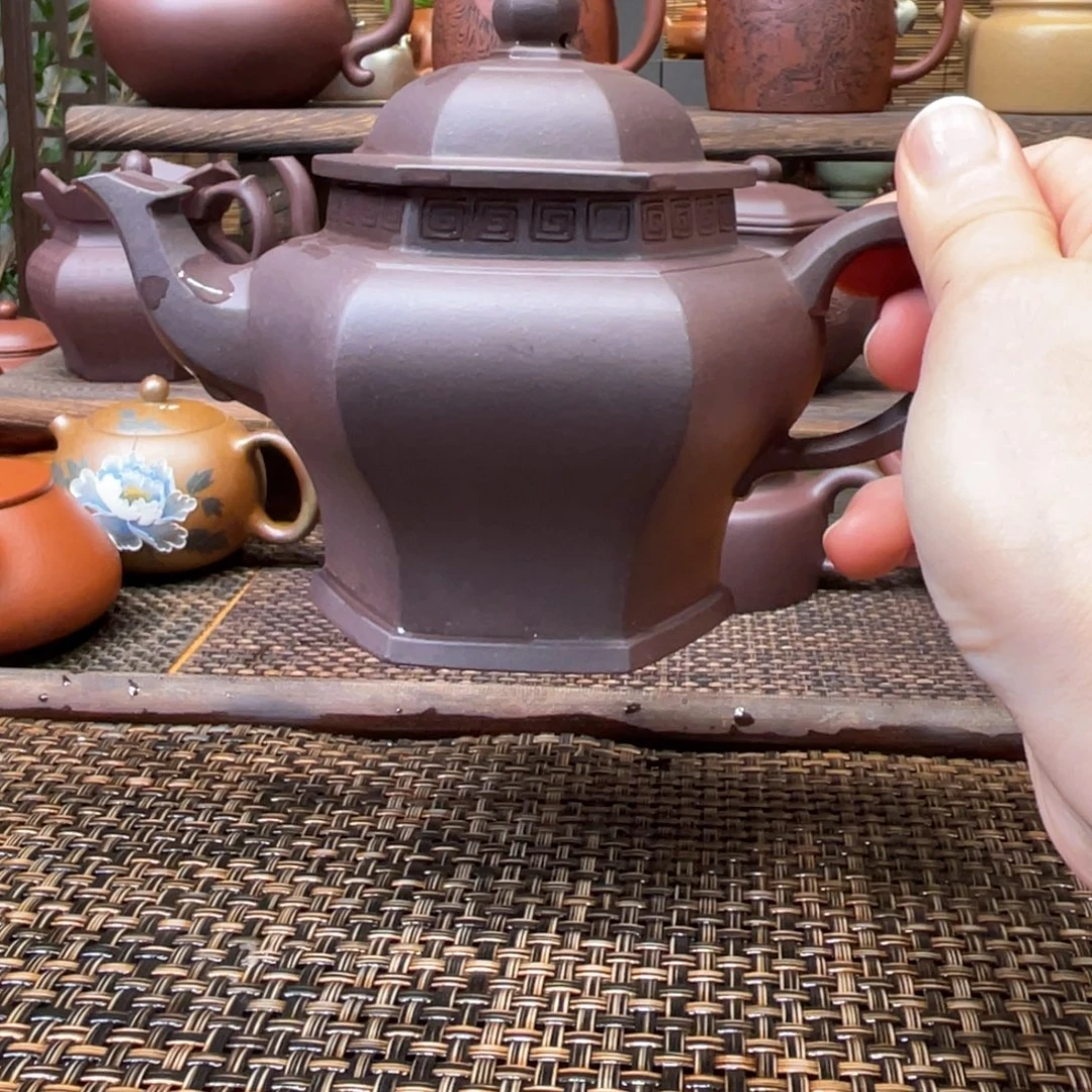 紫砂茶壶宜兴原矿紫砂手工制全270
