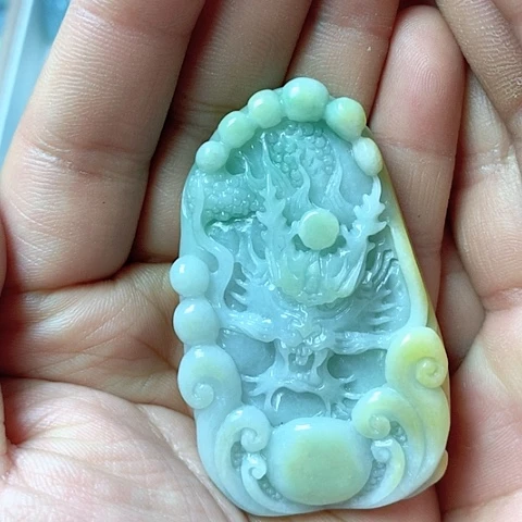 翡翠颈饰未镶嵌天然缅甸翡翠a货