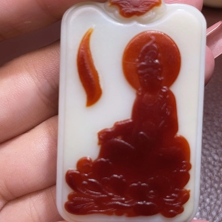 心***神和田玉未镶嵌颈饰
