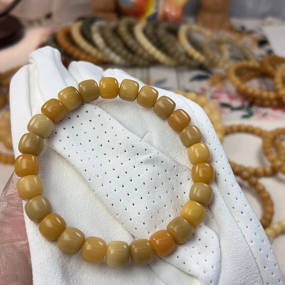 菩提根/象牙果手串11树王干磨单圈927