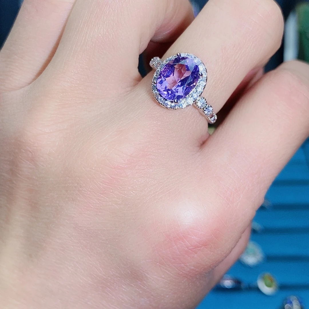 紫晶珠宝半成品未镶嵌