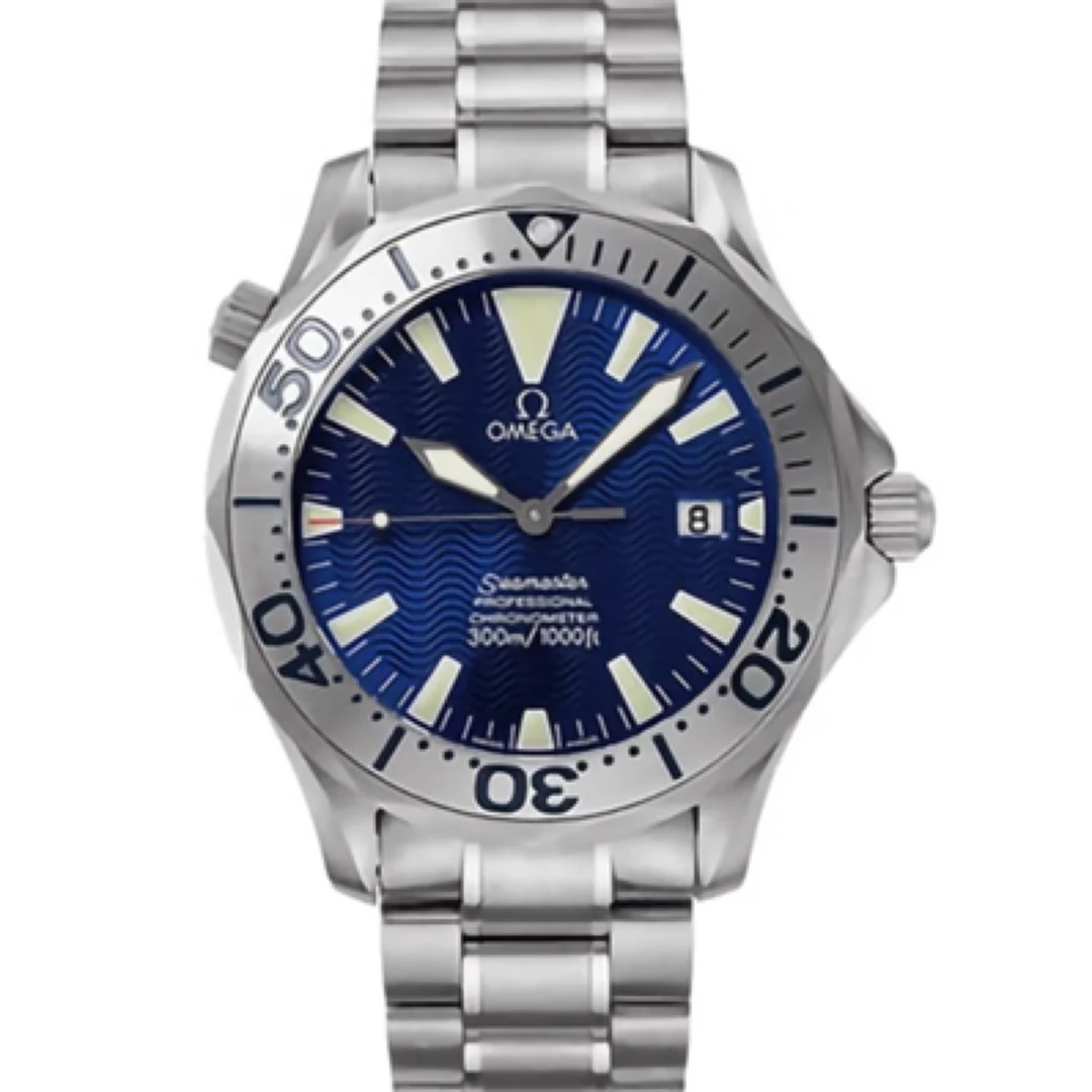 99新 Omega/欧米茄 大颂名品/海马300/表径41/蓝钢深度防水