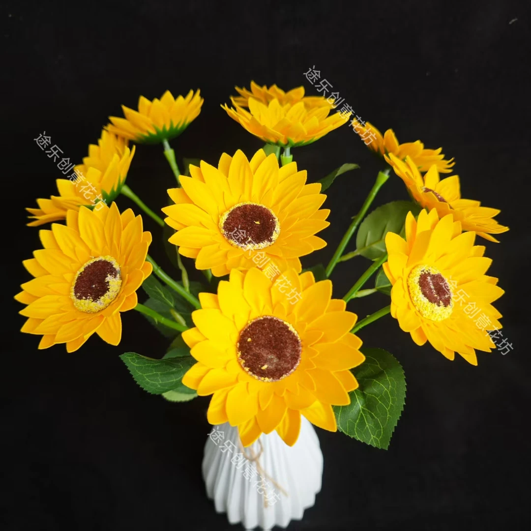 向日葵手工DIY材料包制作花束