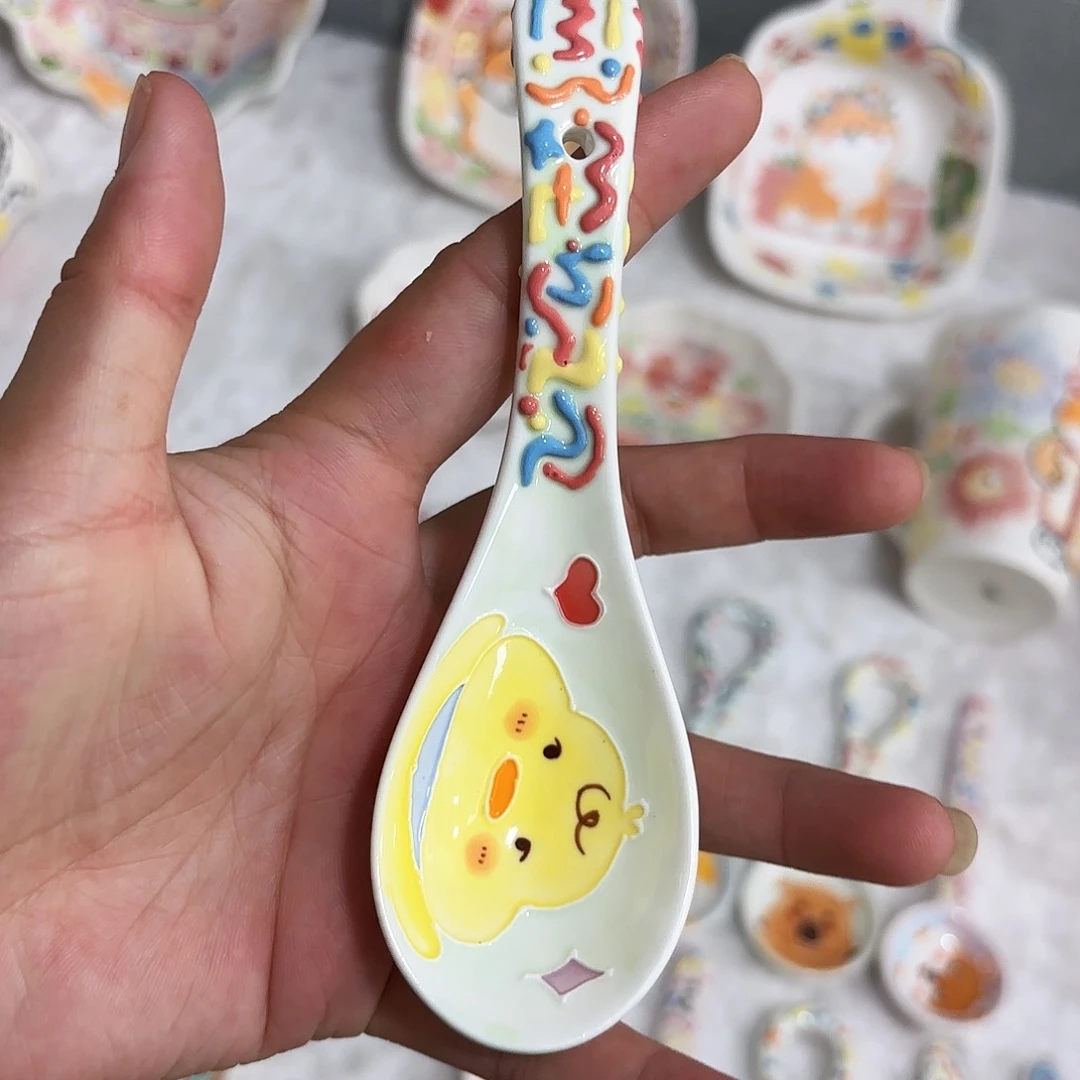 旺***冰手绘高温釉下彩陶瓷