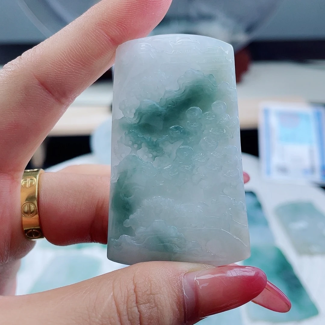 翡翠未镶嵌颈饰天然翡翠