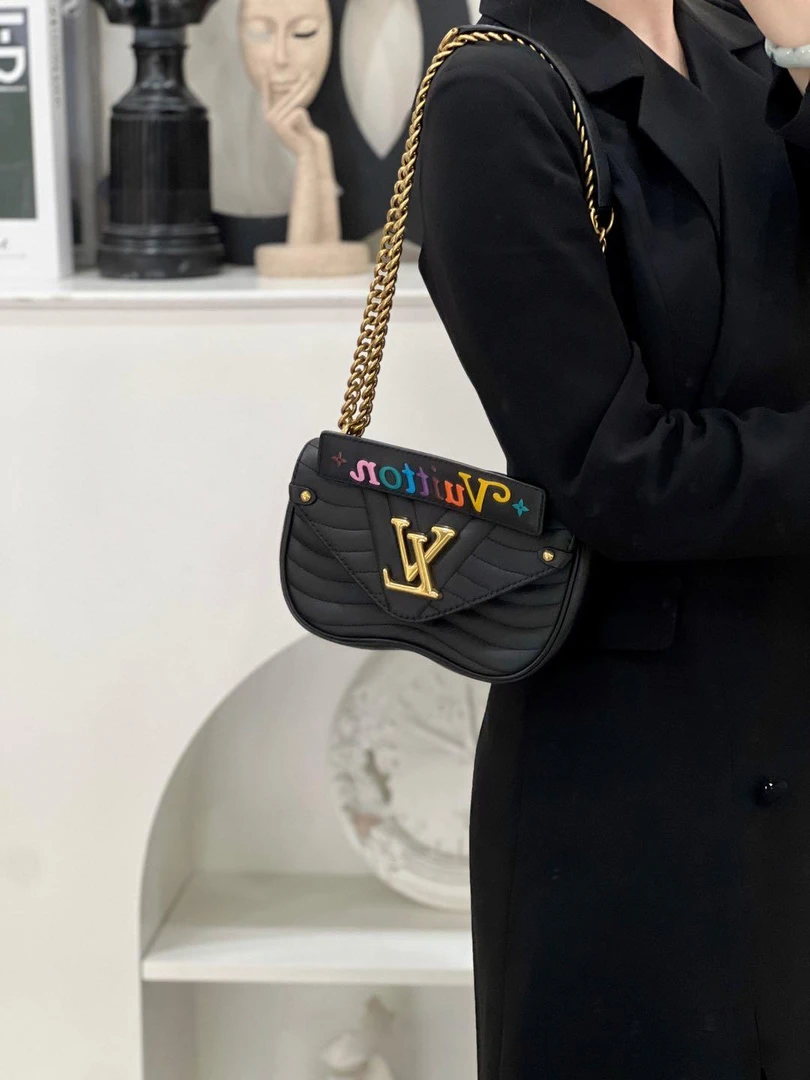 99新 LouisVuitton/路易威登 new wave彩虹手柄黑金/公价无/甄选