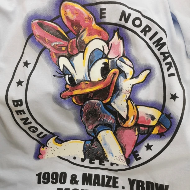 帽之都宽松卡通涂鸦大t