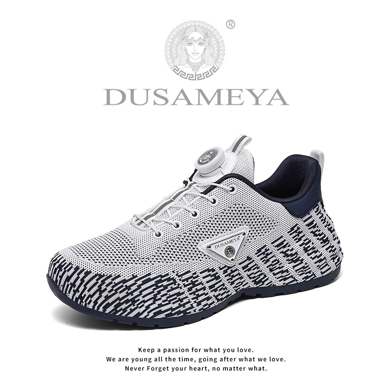 DUSAMEYA/杜莎米娅夏季新款时尚休闲百搭舒适透气增高软底网面鞋