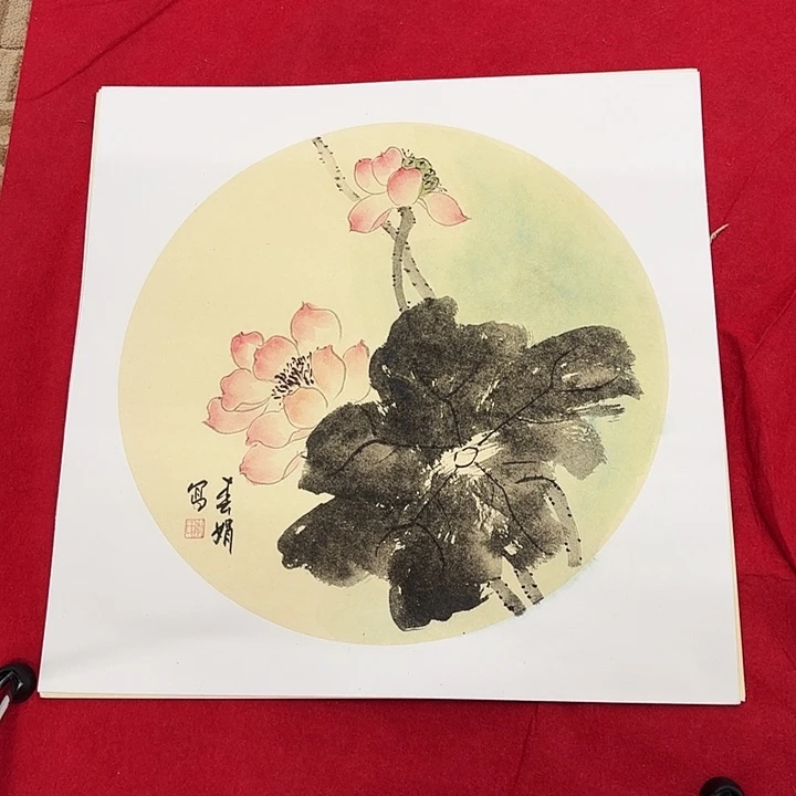 国画花鸟等图案和50.50