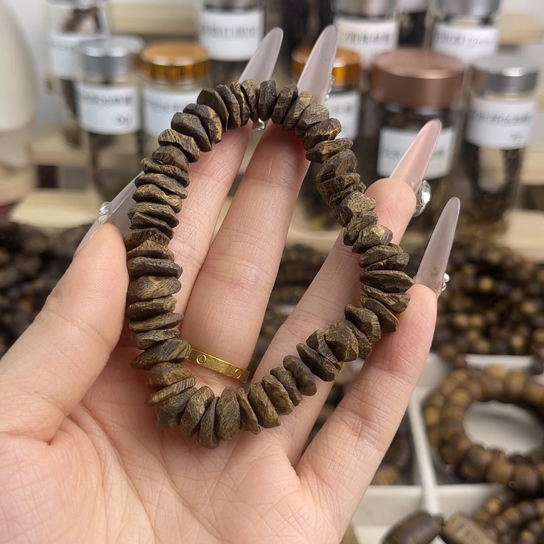 天***)沉香碎屑沉香沉水包壳单圈11g+