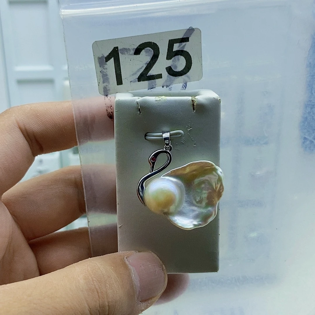 颈饰合金淡水珍珠