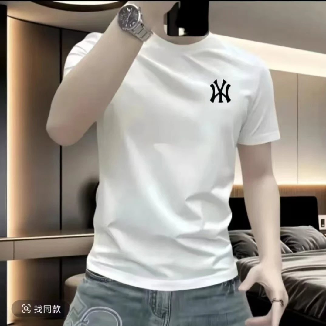 【一折粉丝福利】夏季潮牌男女同款百搭圆领T恤