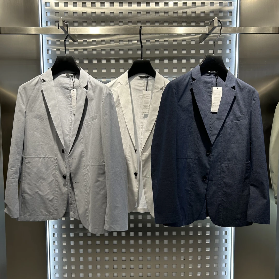 2025时尚西服轻奢外套修身薄款春季帅气休闲上衣男士西装
