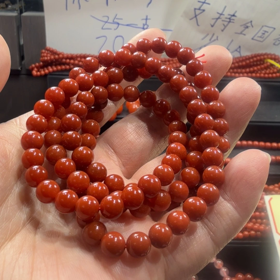 南红玛瑙未镶嵌颈饰