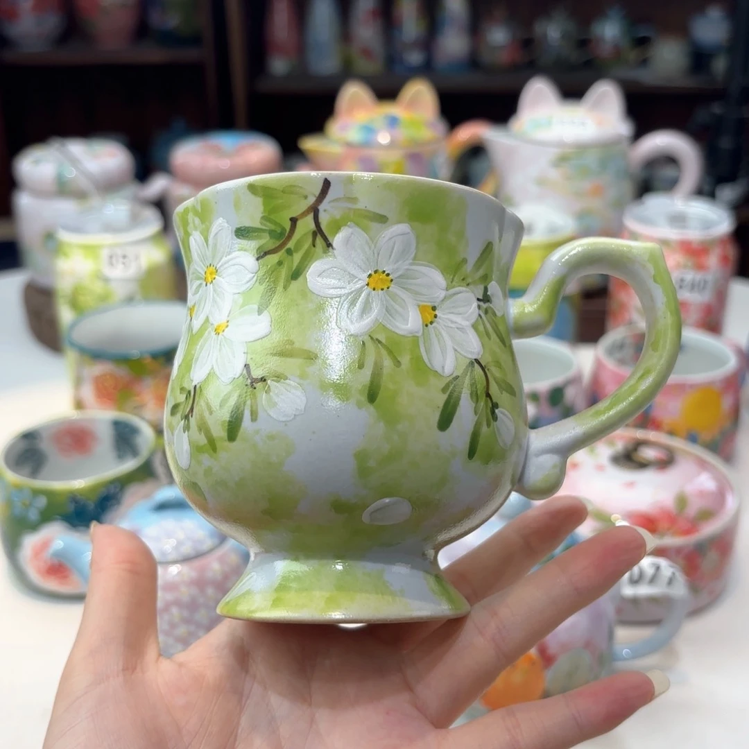 景德镇手绘高温釉下彩陶瓷茶具