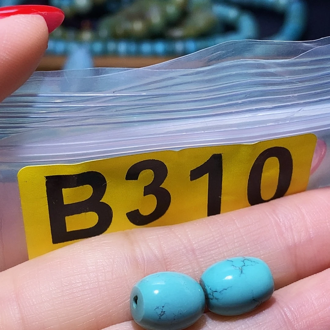 风***静未镶嵌绿松石珠宝半成品
