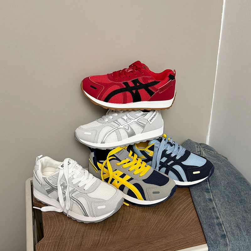 2025秋季新款阿甘鞋德训鞋厚底运动鞋百搭休闲时尚女鞋