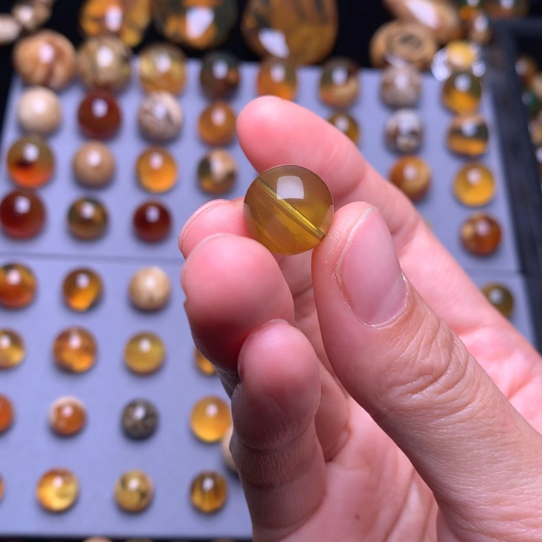 琥珀珠宝奇石未镶嵌小*