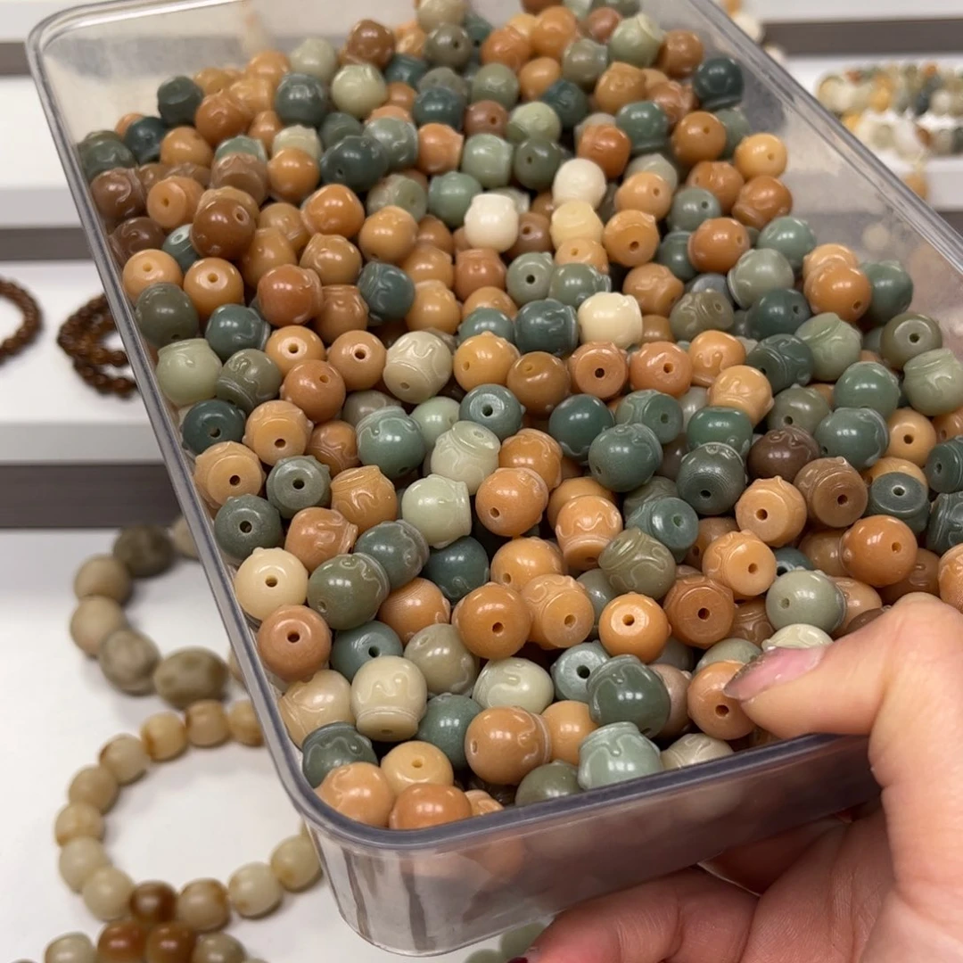 白玉菩提手串蜜罐20颗随机