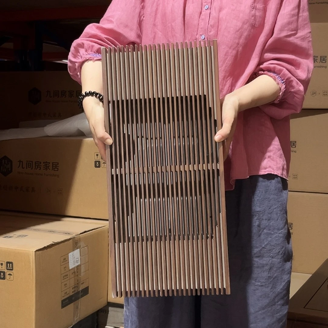 黑胡桃木储水茶盘