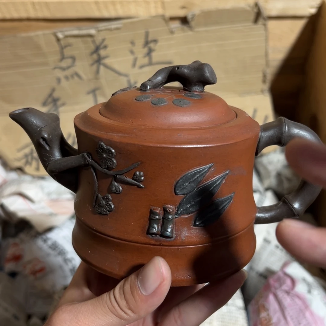 茶壶紫砂老厂紫砂壶一件！