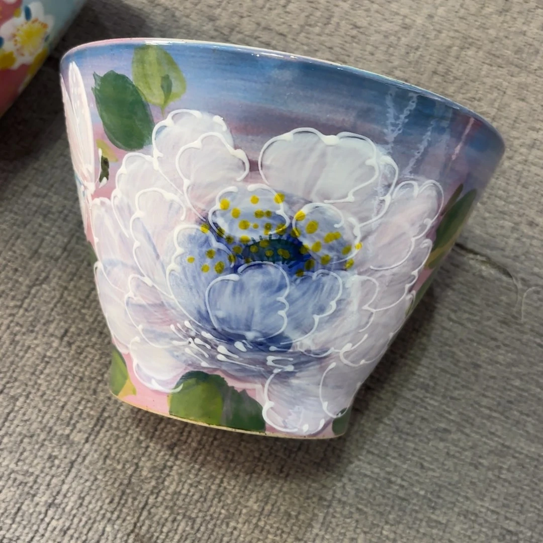 景德镇手绘高温釉下彩陶瓷茶具