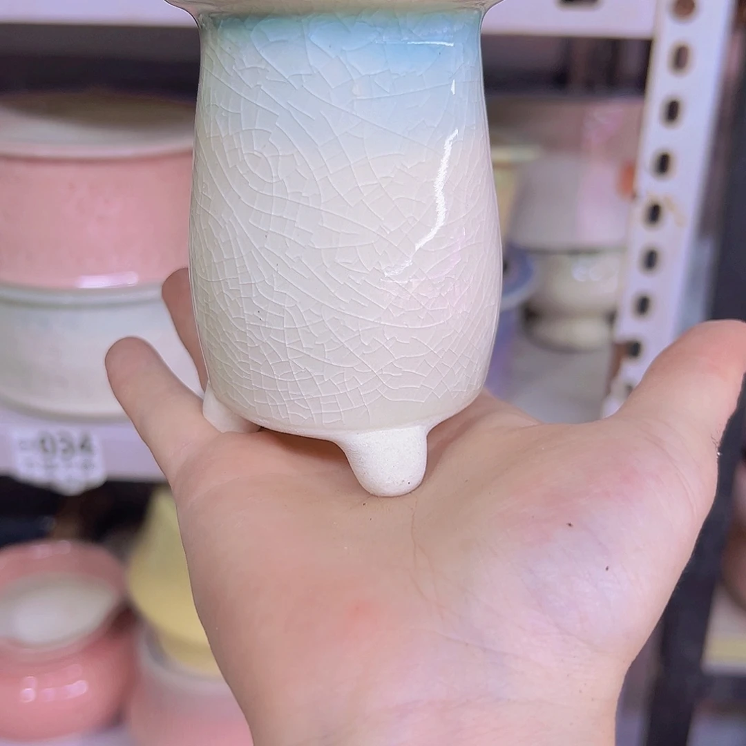 陶瓷花盆当场满12包邮6个