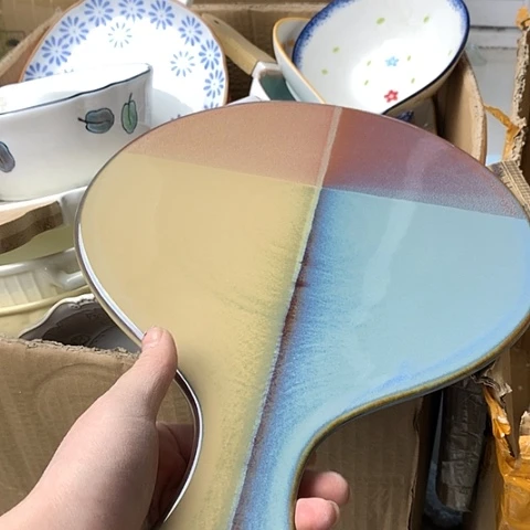 盘陶瓷制品满25拼单发货默认微瑕